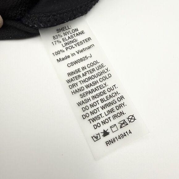 Johnny Was Fatima Cross Over Neck Surf One Piece Swimsuit Rash Guard Small - Picture 6 of 8